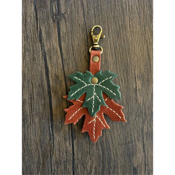 Portland Leather Accessories - SOLD Please do not purchase Portland Leather Leaf Charm Purse Charm Bag Flair